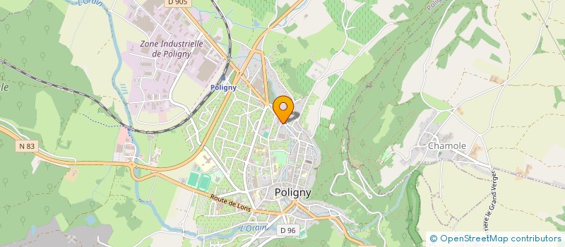 localisation de l'entreprise MADAME RAYMONDE MARTIN à POLIGNY