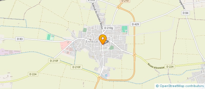 localisation de l'entreprise MADAME RAYMONDE MAUBERT  ENNEZAT