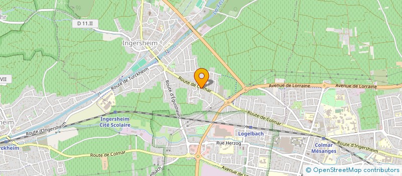 localisation de l'entreprise MADAME RAYMONDE MAURO  INGERSHEIM