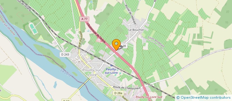 localisation de l'entreprise MADAME RAYMONDE MAUROY à POUILLY-SUR-LOIRE