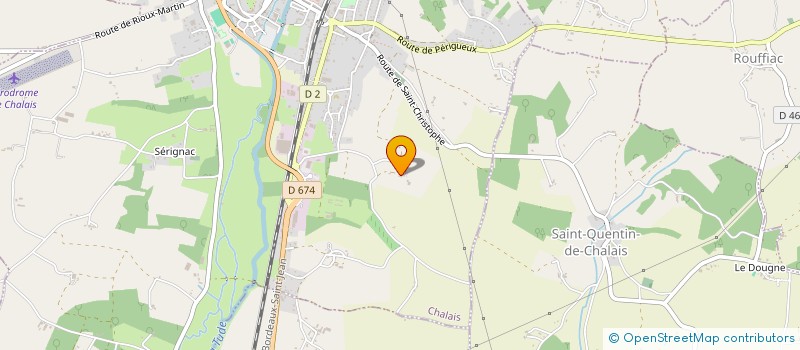 localisation de l'entreprise MADAME RAYMONDE MESNIER à CHALAIS