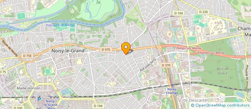 localisation de l'entreprise MADAME RAYMONDE MISAINE à NOISY-LE-GRAND