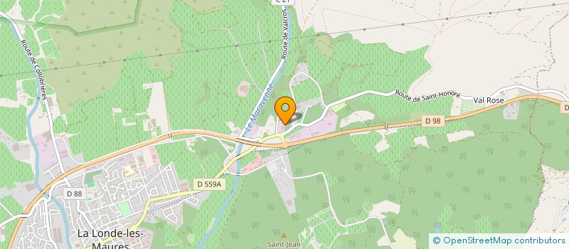 localisation de l'entreprise MADAME RAYMONDE MOURET  LA LONDE LES MAURES