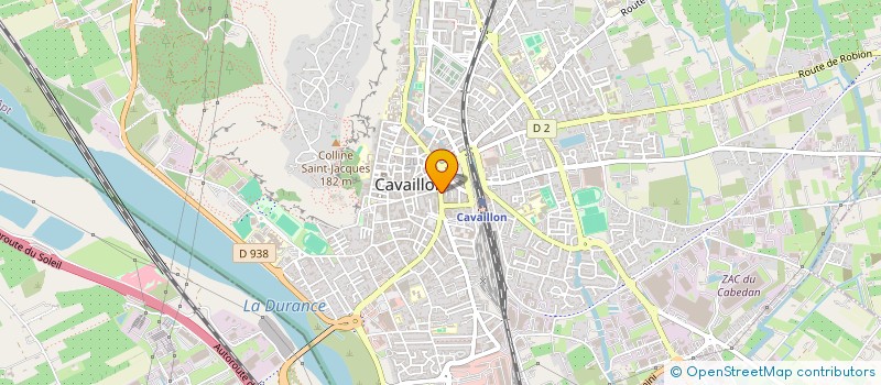 localisation de l'entreprise MADAME RAYMONDE MOUTTE  CAVAILLON