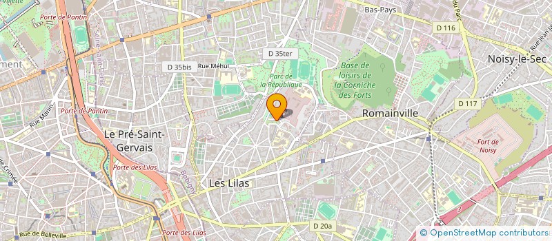 localisation de l'entreprise MADAME RAYMONDE NAKACHE à LES LILAS