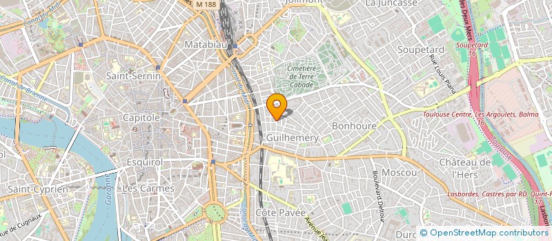 localisation de l'entreprise MADAME RAYMONDE NAVES  TOULOUSE