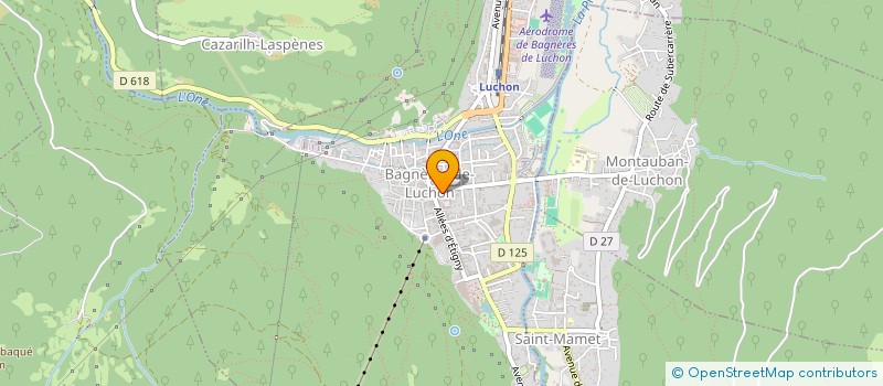 localisation de l'entreprise MADAME RAYMONDE PALACIN  BAGNERES-DE-LUCHON