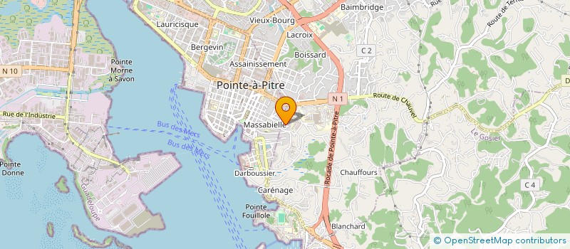 localisation de l'entreprise MADAME RAYMONDE PAPOL à LES ABYMES