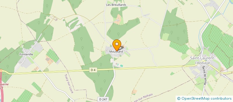 localisation de l'entreprise MADAME RAYMONDE PARET à SAINT-MARTIN-SUR-NOHAIN