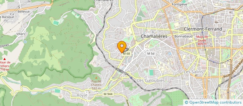 localisation de l'entreprise MADAME RAYMONDE PELLETIER à CHAMALIERES