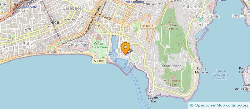 localisation de l'entreprise MADAME RAYMONDE PETIT à NICE