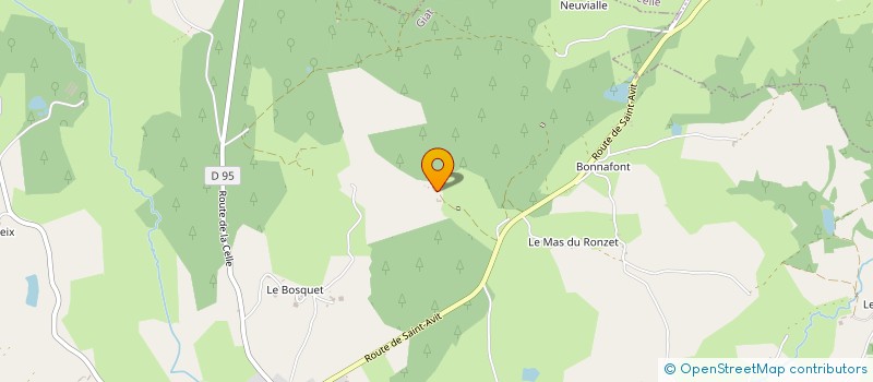 localisation de l'entreprise MADAME RAYMONDE PETIT DE BEAUVERGER  GIAT