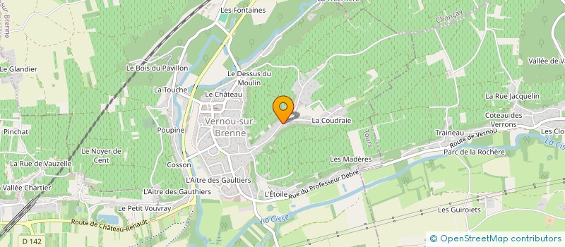 localisation de l'entreprise MADAME RAYMONDE PINON  VERNOU-SUR-BRENNE