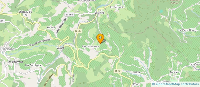 localisation de l'entreprise MADAME RAYMONDE POULY à FLEURIE