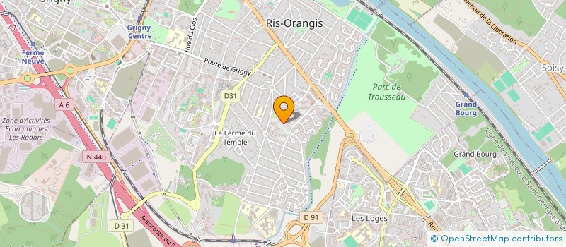 localisation de l'entreprise MADAME RAYMONDE QUAGLIA à RIS-ORANGIS