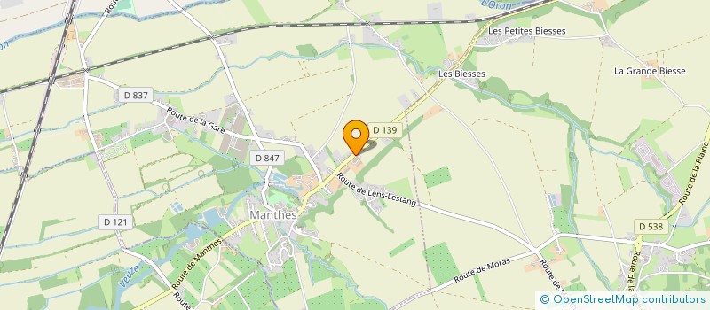 localisation de l'entreprise MADAME RAYMONDE REGUILLON  MANTHES