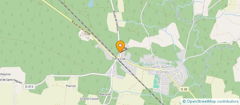 localisation de l'entreprise MADAME RAYMONDE RODIEN  SAINT-MARTIN-D'ONEY