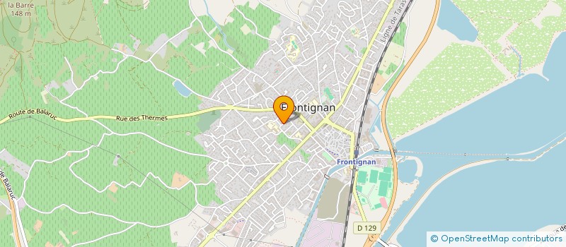 localisation de l'entreprise MADAME RAYMONDE ROQUES à FRONTIGNAN