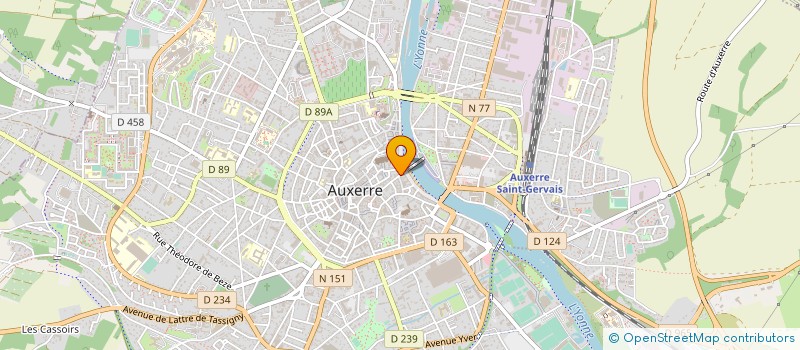 localisation de l'entreprise MADAME RAYMONDE ROSIER à AUXERRE