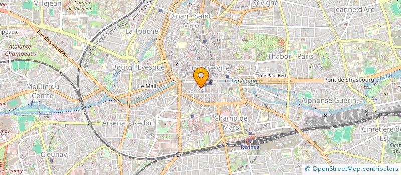 localisation de l'entreprise MADAME RAYMONDE ROULLEAUX  RENNES