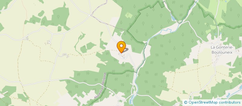 localisation de l'entreprise MADAME RAYMONDE ROUX  MAREUIL EN PERIGORD