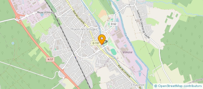 localisation de l'entreprise MADAME RAYMONDE RUDLER  THAON-LES-VOSGES