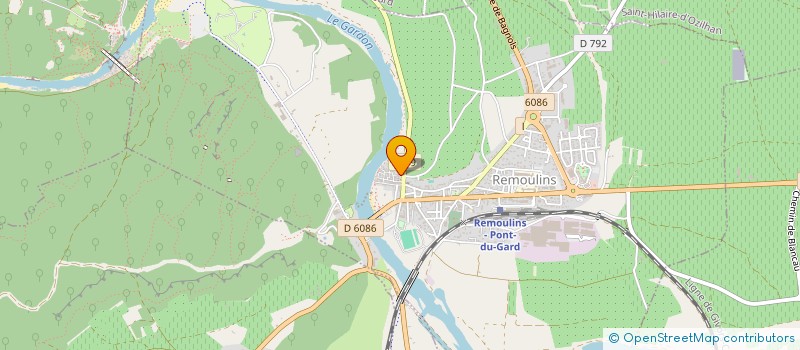 localisation de l'entreprise MADAME RAYMONDE SABATIER  REMOULINS