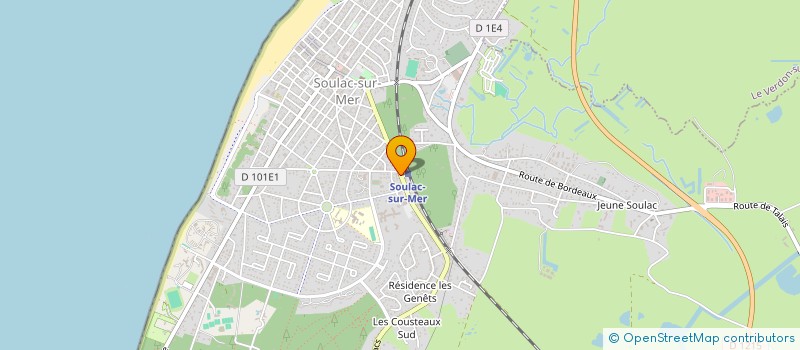 localisation de l'entreprise MADAME RAYMONDE SALMON  SOULAC-SUR-MER