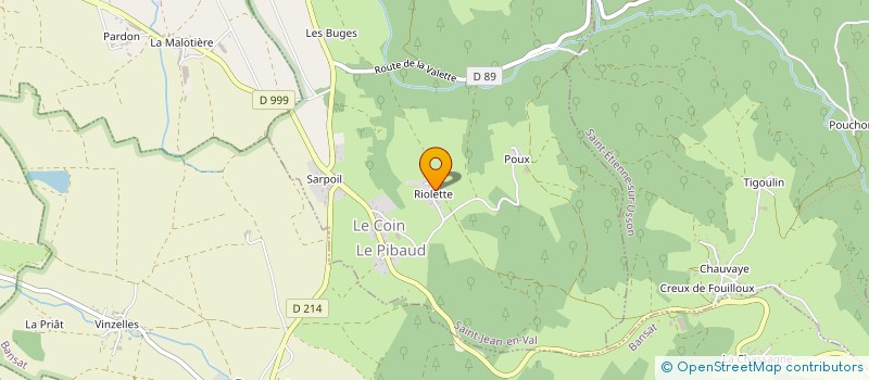 localisation de l'entreprise MADAME RAYMONDE SAUVADET  EGLISENEUVE-DES-LIARDS