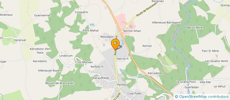 localisation de l'entreprise MADAME RAYMONDE SCHWEIZER  LE FAOUET