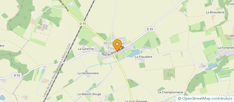 localisation de l'entreprise MADAME RAYMONDE SINGER à MONTREUIL-EN-TOURAINE