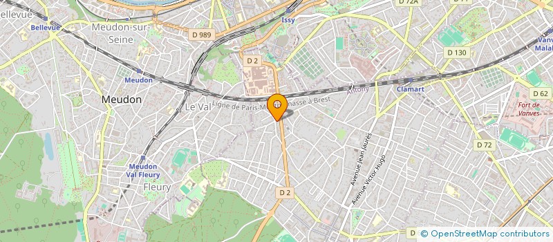 localisation de l'entreprise MADAME RAYMONDE SONILHAC  CLAMART