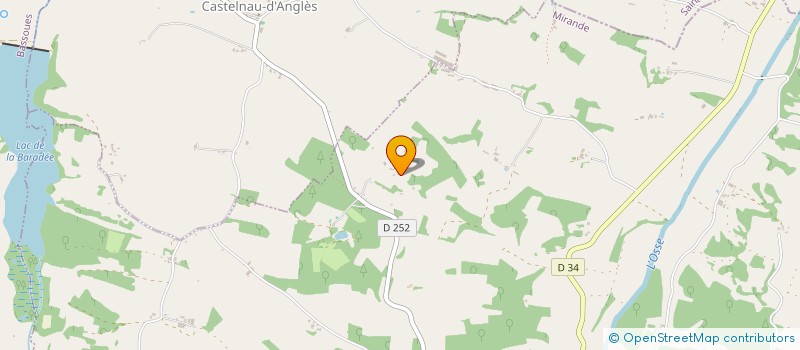 localisation de l'entreprise MADAME RAYMONDE SUZANNE  MONTESQUIOU