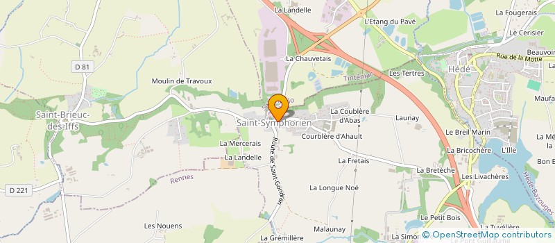 localisation de l'entreprise MADAME RAYMONDE THOUAULT à SAINT-GONDRAN