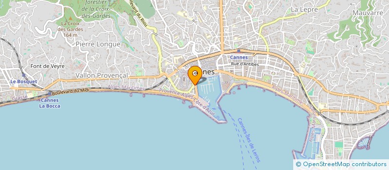 localisation de l'entreprise MADAME RAYMONDE TINARELLI à CANNES