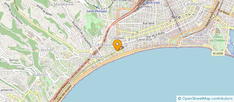 localisation de l'entreprise MADAME RAYMONDE TROSSET à NICE
