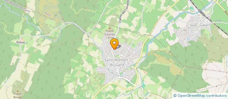 localisation de l'entreprise MADAME RAYMONDE VERDIER  SAINT-MAMERT-DU-GARD