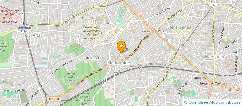 localisation de l'entreprise MADAME RAYSSA DA SILVA RAMOS à BORDEAUX