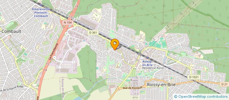 localisation de l'entreprise MADAME RAYYA LAAJIMI  ROISSY-EN-BRIE