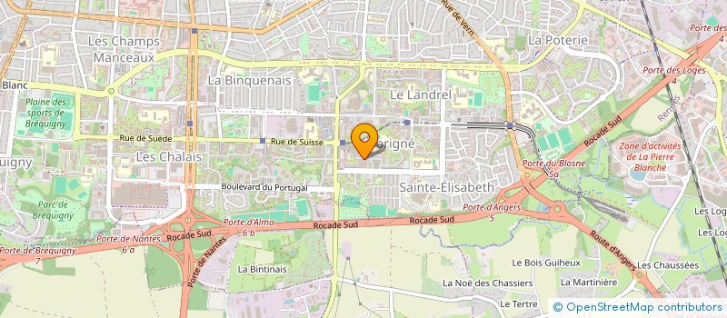 localisation de l'entreprise MADAME RAZA AHMED  RENNES