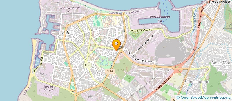 localisation de l'entreprise MADAME RAZAFINDRASOA VOLOLONIRINA à LE PORT