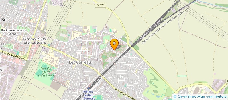 localisation de l'entreprise MADAME RAZEENA TUAN BAGOOS  GONESSE