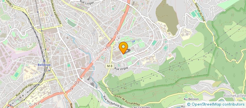 localisation de l'entreprise MADAME RAZET KOSSOUMOVA  SAINT-ETIENNE