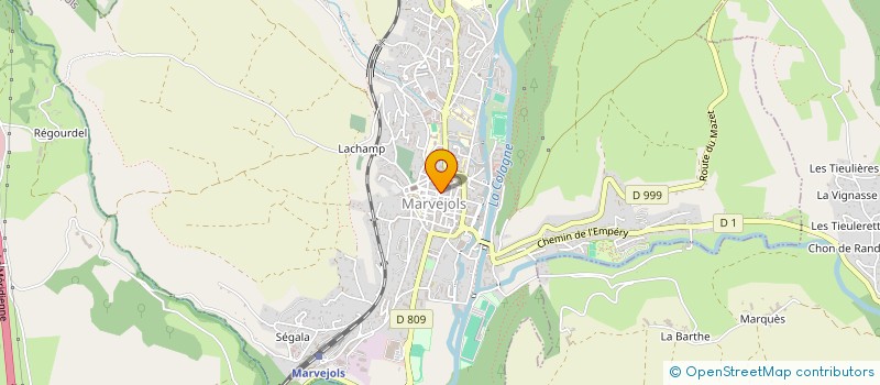 localisation de l'entreprise MADAME RAZIA NATHEEDKHAN  MARVEJOLS