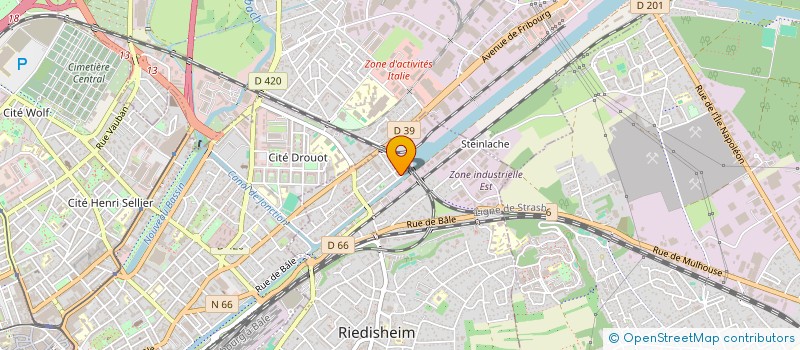 localisation de l'entreprise MADAME RAZIJA SALIHOVIC  RIEDISHEIM