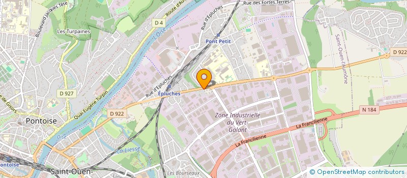 localisation de l'entreprise MADAME RAZIKA BELHAID à SAINT-OUEN-L'AUMONE