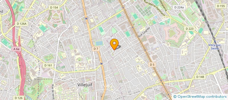 localisation de l'entreprise MADAME RAZIKA HADJ BRAHIM à VITRY-SUR-SEINE