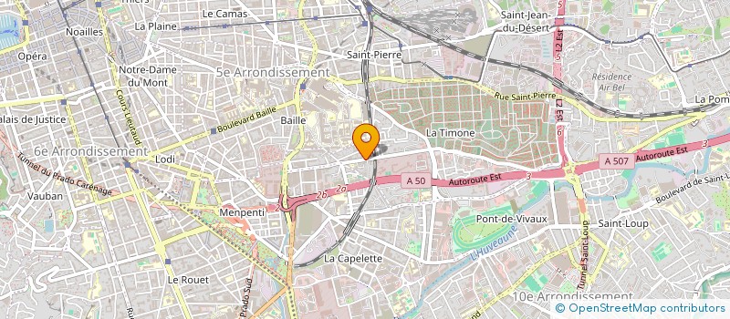 localisation de l'entreprise MADAME RAZINA SADDA LAOUALI à MARSEILLE