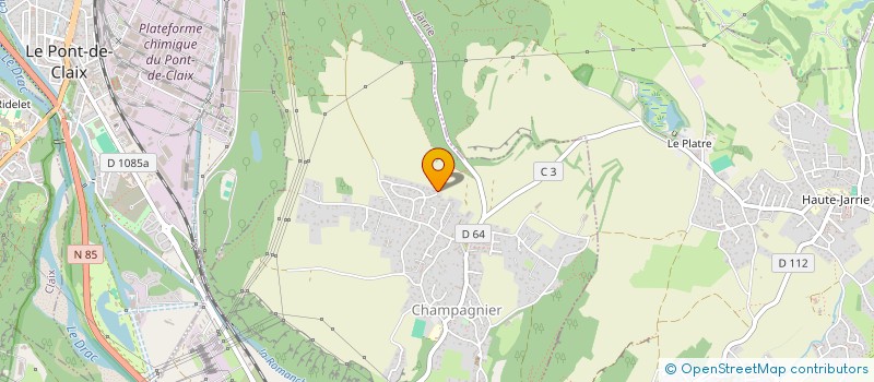 localisation de l'entreprise MADAME REAUX MAEVA  CHAMPAGNIER