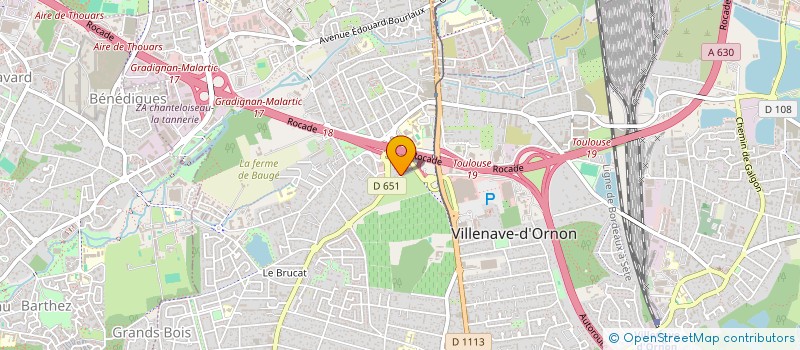 localisation de l'entreprise MADAME REBA ANTOINETTE IBARRA  VILLENAVE-D'ORNON